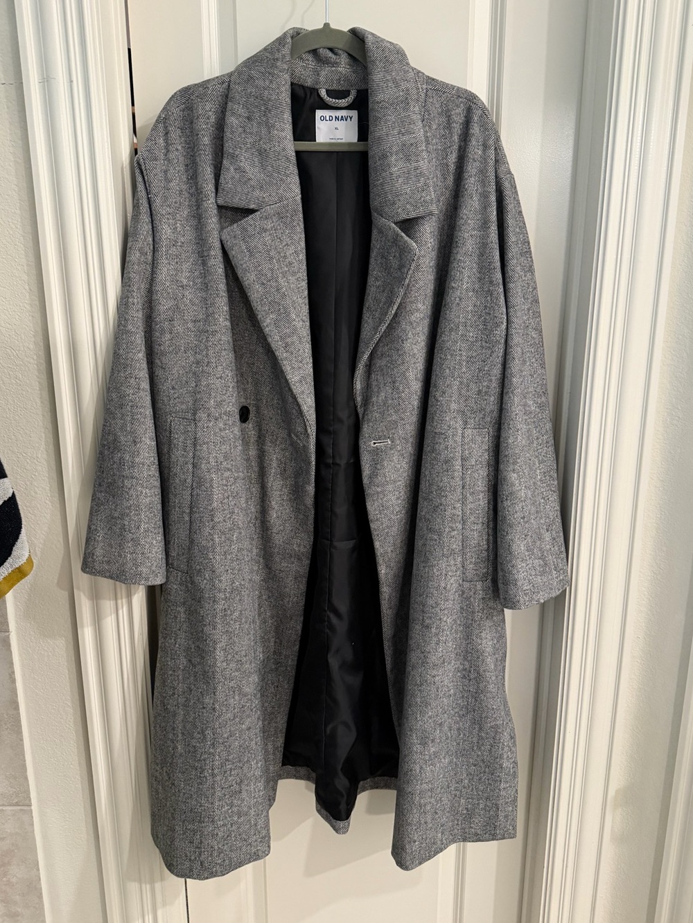 Long herringbone jacket